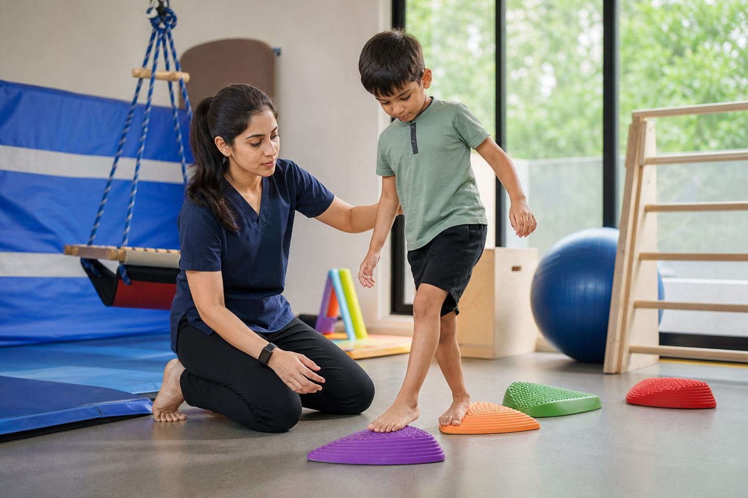Occupational and sensory therapy at Sunshine Child Development Center