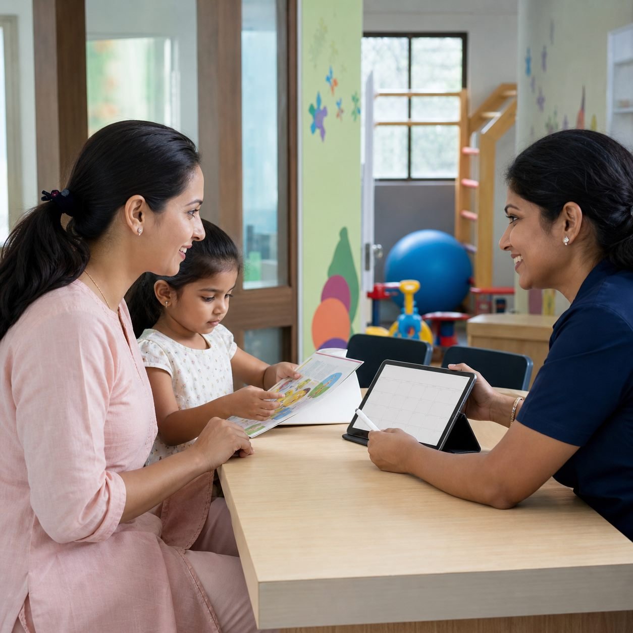 Booking a child development consultation